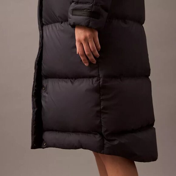 Calvin Klein Long Down Puffer Jacket sz XS - Picture 14 of 15